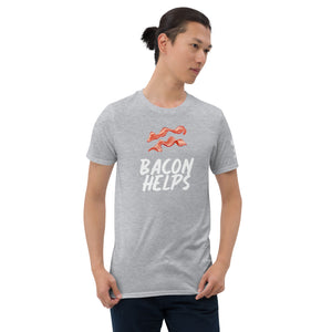 Bacon Helps Short-Sleeve Unisex T-Shirt