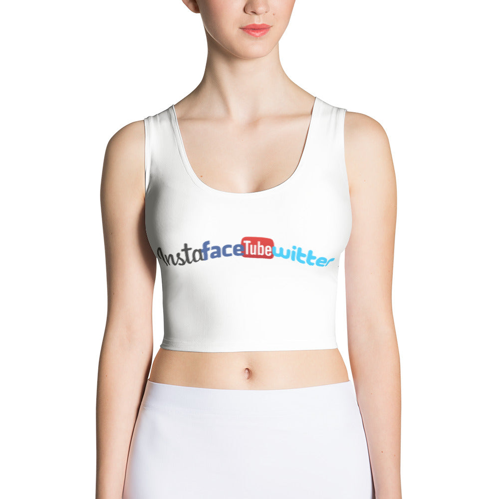 TFK Instafacetubewitter Sublimation Cut & Sew Crop Top