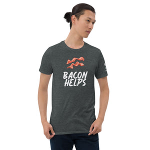 Bacon Helps Short-Sleeve Unisex T-Shirt